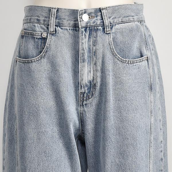 PASSIONE（パシオーネ） バギー カーブ ジーンズ レディース 美脚