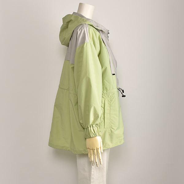 日本製 マウンテンパーカー レディース 春 配色 きれいめ 上品 グリーン Lui Chantant 40代 50代 送料無料 絶妙 Skylanceronline Com
