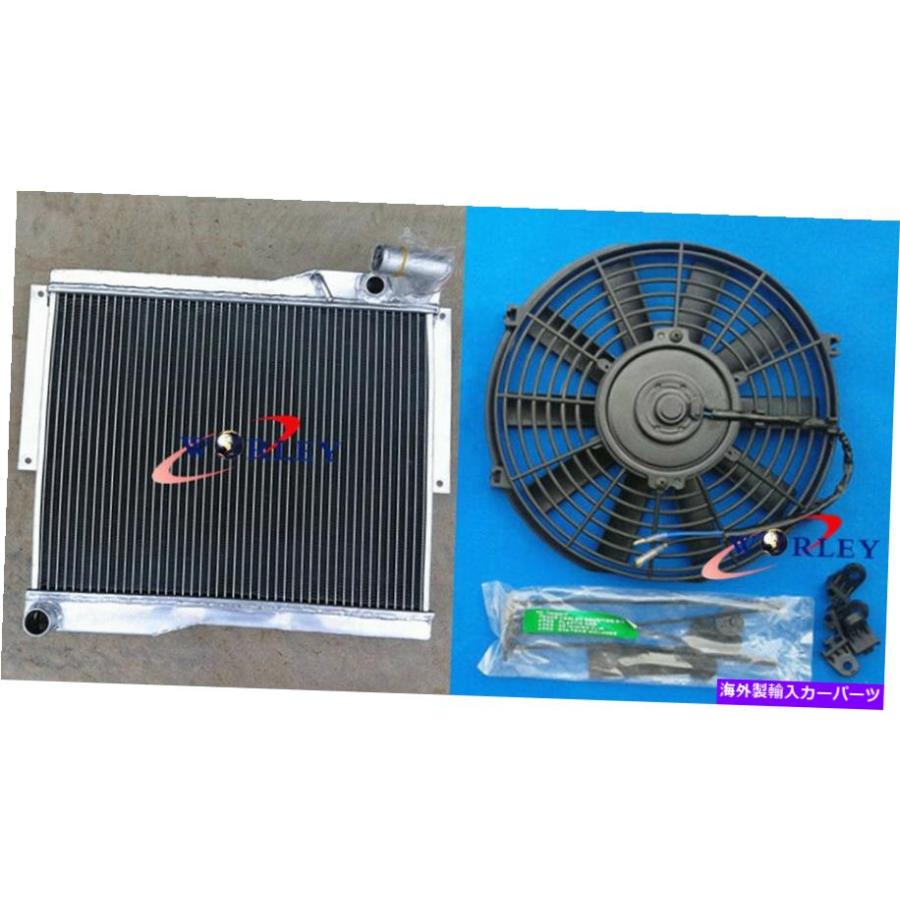 Radiator MG MGB GT /ロードスター1977-1980 1979 1980 Alu +ファンの5列56mm 5 Row ...
