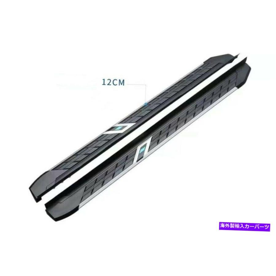 Nerf Bar 2PCS固定サイドステップランニングボードNERFバーフィット