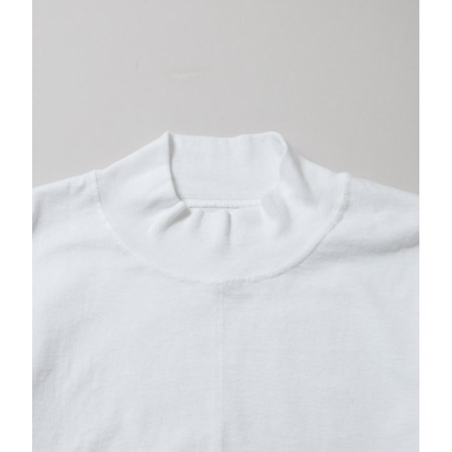 white mock neck long sleeve