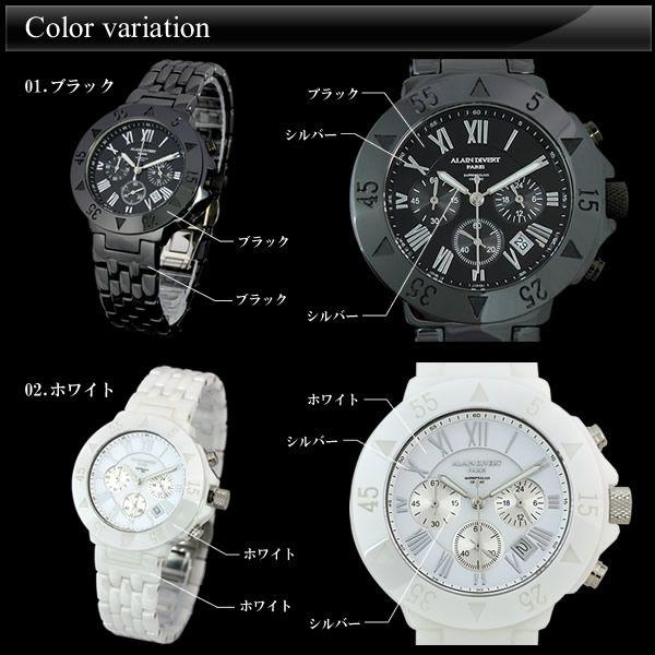 クロノグラフ 腕時計 メンズ 人気 ブランド 時計 メンズ セラミック クロノグラフ ウォッチ |  | 01