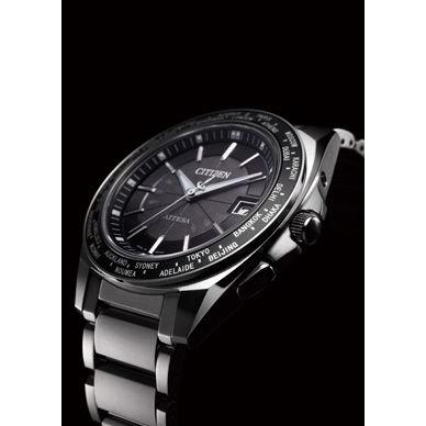 使い勝手の良い メンズ 腕時計 電波時計 エコドライブ アテッサattesa Citizen シチズン Atd53 3091 アテッサattesa Citizen シチズン エコ Atd53 3091 ワールドタイム ドライブ電波時計 メンズ腕時計