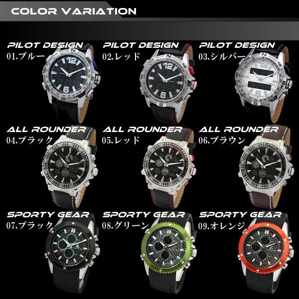 クロノグラフ メンズ 腕時計メンズ デジタル アナログ デジアナ | LAD WEATHER | 01