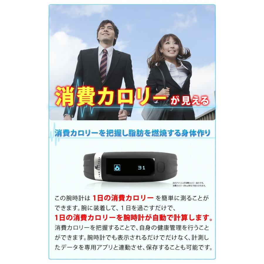 アウトレットSALE 82%オフ 歩数計 活動量計 リストバンド 睡眠計 腕時計 スマートウォッチ おしゃれ |  | 02