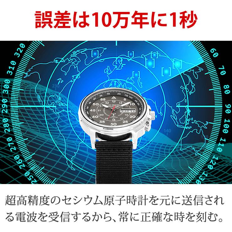 LAD WEATHER（ラドウェザー） 腕時計 メンズ 電波ソーラー腕時計 電波