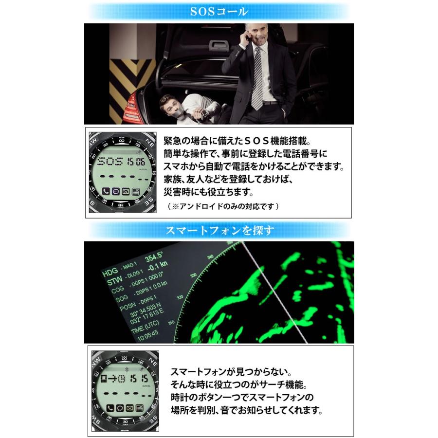 アウトレットSALE 40%オフ スマートウォッチ 腕時計 メンズ デジタルウォッチ iPhone アンドロイド 対応 |  | 03