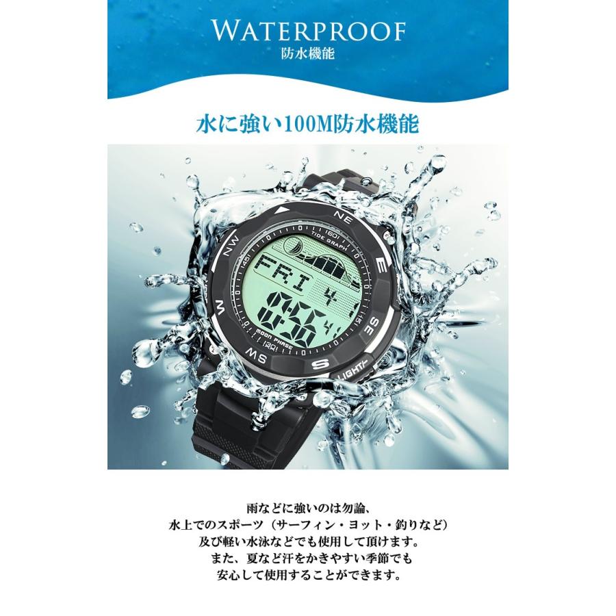 LAD WEATHER 腕時計 メンズ ダイバーズウォッチ スポーツ