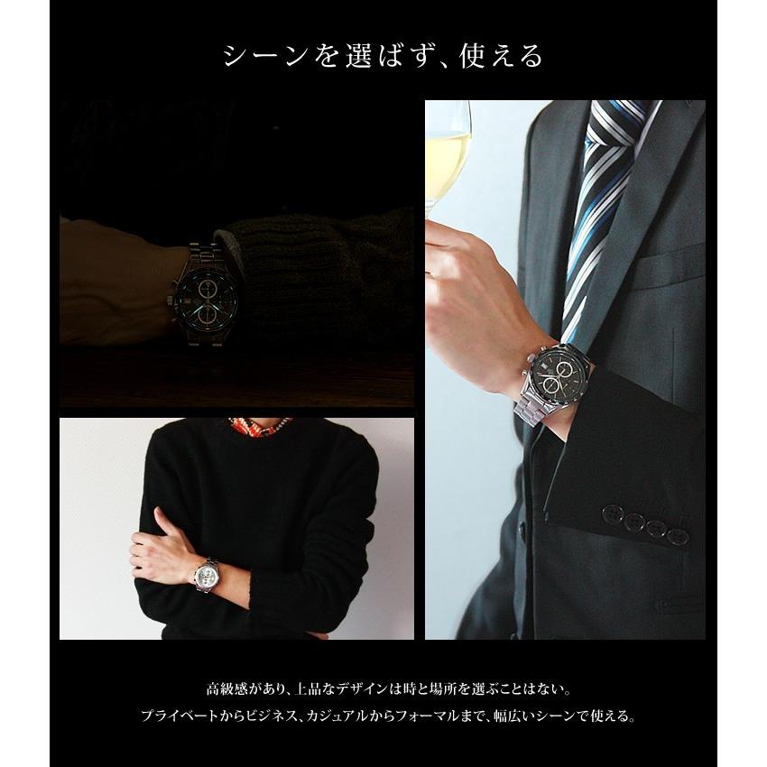 LAD WEATHER（ラドウェザー） クロノグラフ 腕時計 メンズ スイス製