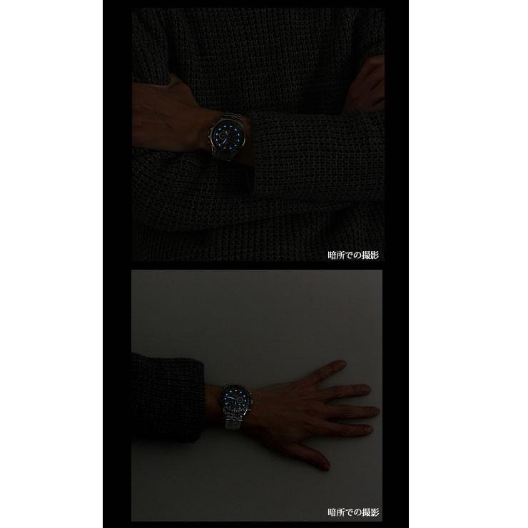 パイロットクロノグラフ 腕時計 メンズ トリチウム ミリタリーウォッチ｜courage｜21