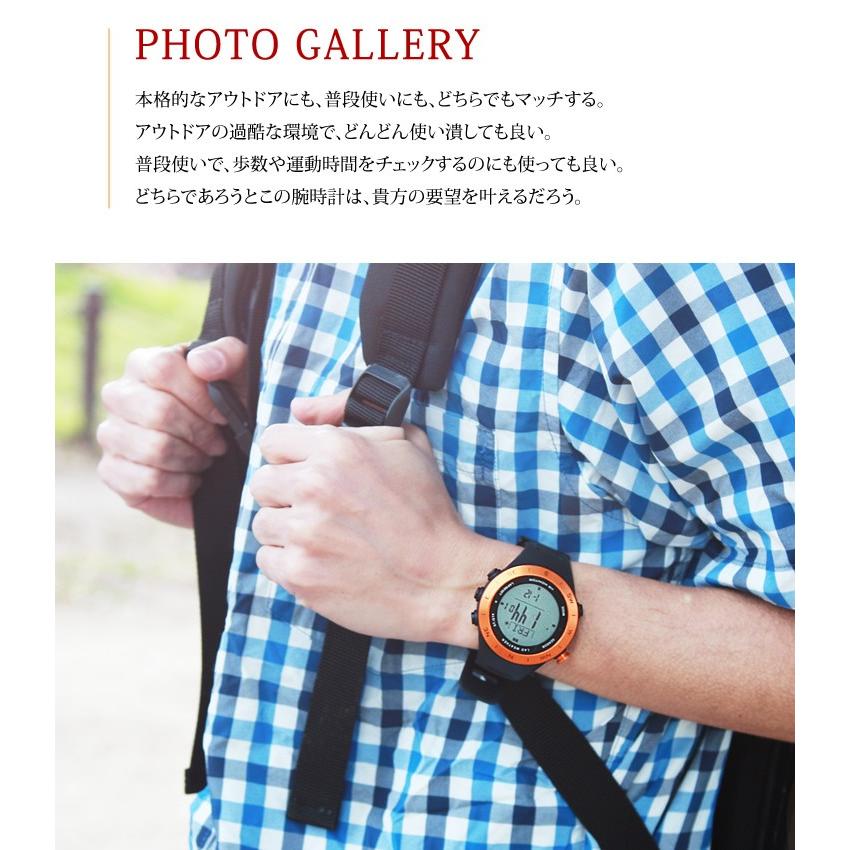 アウトレット 訳あり 決算処分 デジタルウォッチ アウトドア 腕時計 メンズ 高度計 気圧計 歩数計 心拍計を搭載 | LAD WEATHER | 24