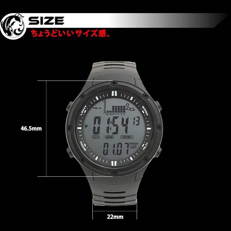 LAD WEATHER（ラドウェザー） 爆釣必至 メンズ 腕時計 フィッシング
