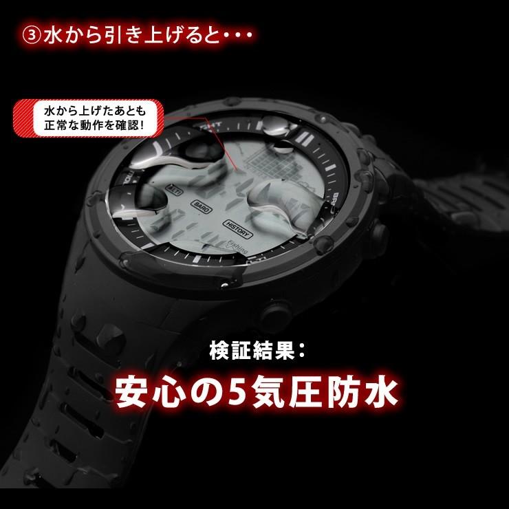 LAD WEATHER（ラドウェザー） 爆釣必至 メンズ 腕時計 フィッシング