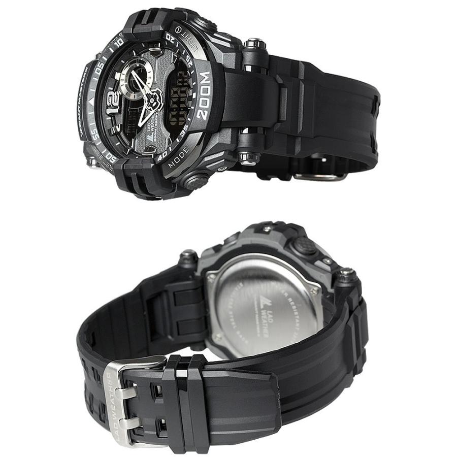 デジタル 腕時計 メンズ 200m防水 デジタル アナログ ミリタリーウォッチ スポーツ | LAD WEATHER | 10