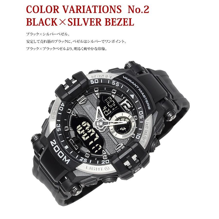 デジタル 腕時計 メンズ 200m防水 デジタル アナログ ミリタリーウォッチ スポーツ | LAD WEATHER | 11