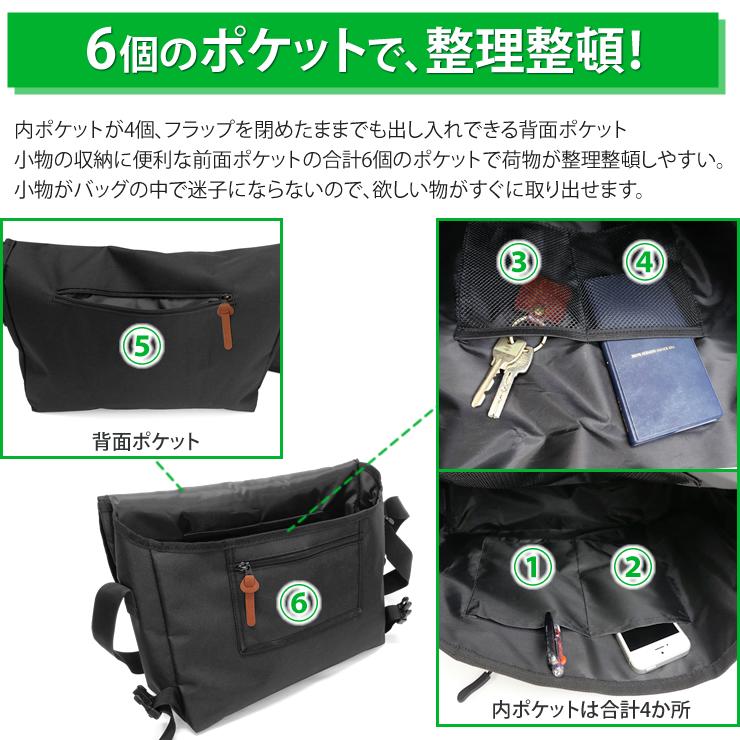 LAD WEATHER（ラドウェザー） メッセンジャーバッグ レディース メンズ