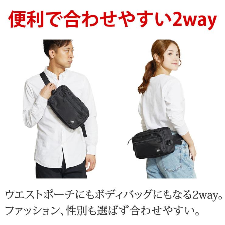 LAD WEATHER（ラドウェザー） ウエストポーチ ボディバッグ ウエスト