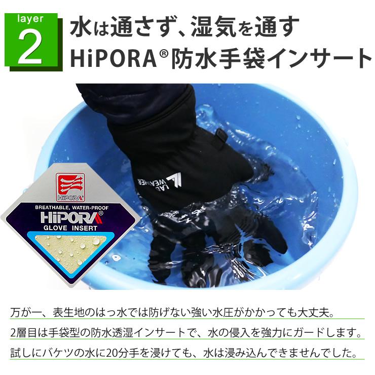 LAD WEATHER 手袋 メンズ レディース 防寒 完全防水