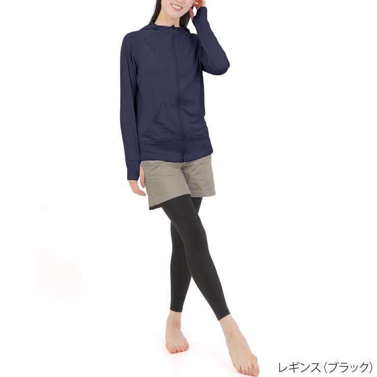 ラッシュガード レギンス レディース 水着 足が細く見える ラッシュガード トレンカ 冷感 ラッシュガード スパッツ 夏 水陸両用 日焼け対策 UVカット | LAD WEATHER | 14