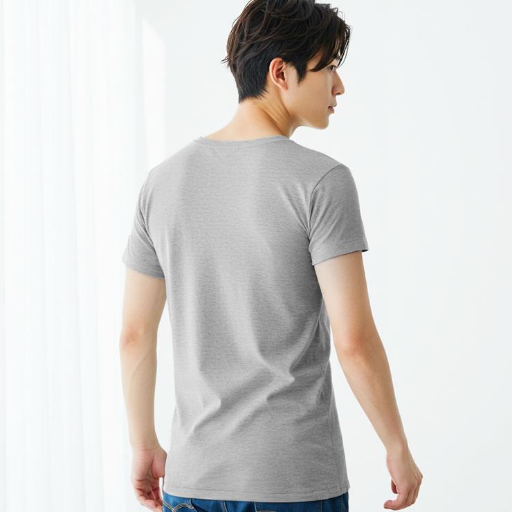 インナー メンズ 2枚組 綿100インナー 半袖 下着 肌着 tシャツ トップス アンダーシャツ インナーシャツ 紳士 男性 夏 オールシーズン 無地 シンプル 透けない | LAD WEATHER | 16