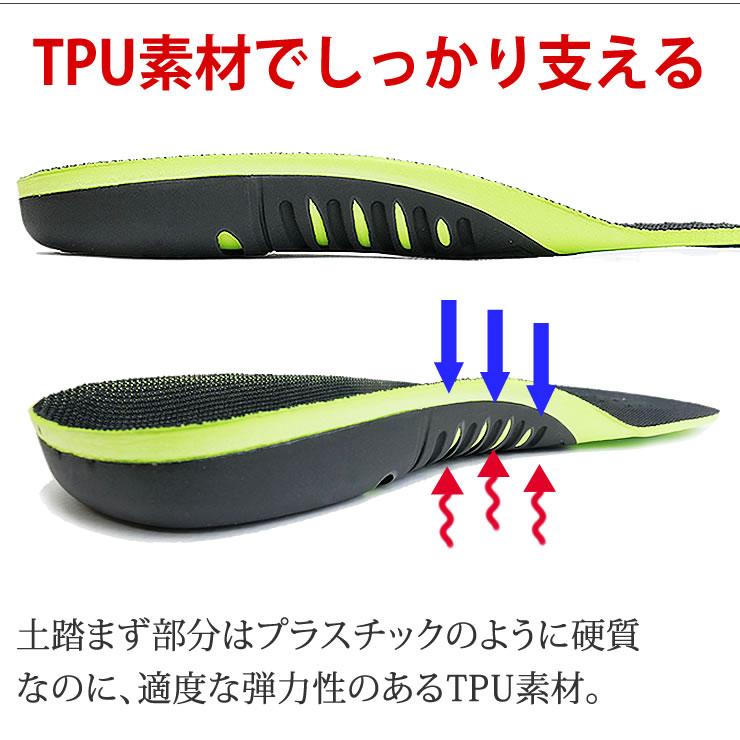 LAD WEATHER（ラドウェザー） インソール 3Dアーチサポート 高反発ゲル