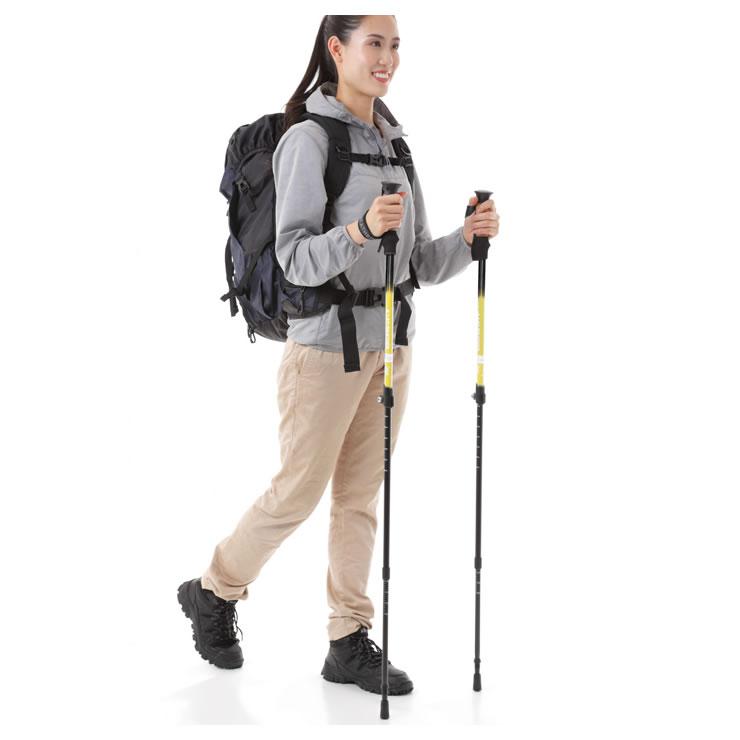 トレッキングポール 安心のSGマーク 2本セット ハイブリッド式 登山 杖