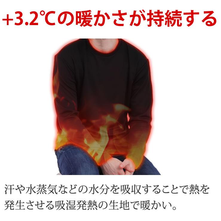 LAD WEATHER（ラドウェザー） 長袖tシャツ メンズ レディース 吸湿発熱