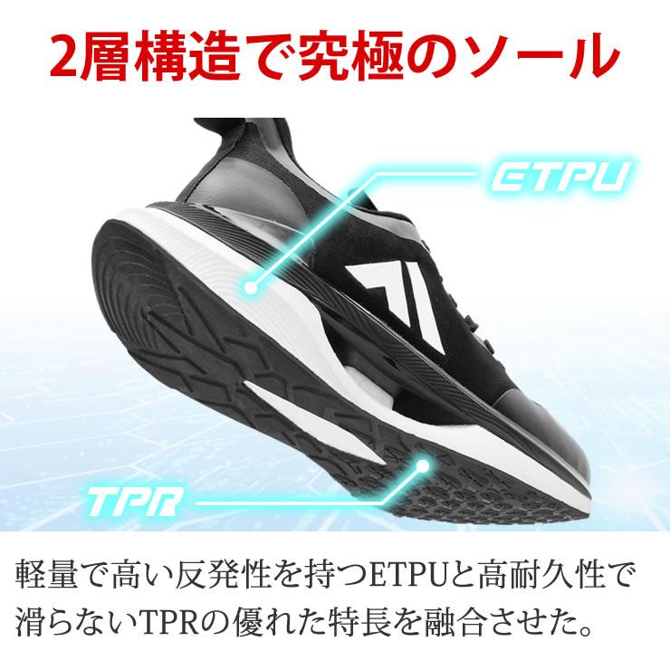 ランニングシューズ スニーカー メンズ レディース 厚底ランニング