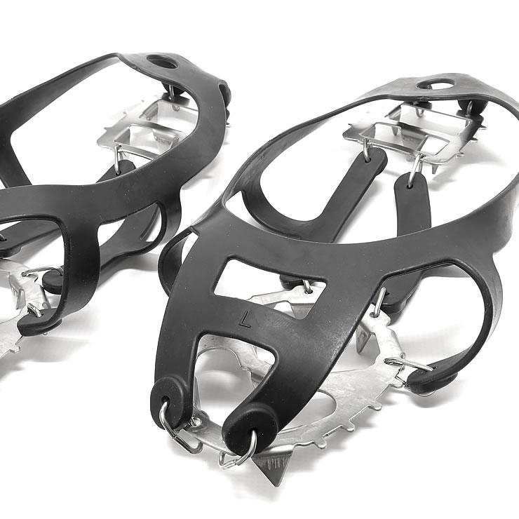 アイゼン 滑り止め 18本爪 釣り 登山 チェーンスパイク スノースパイク 軽アイゼン 転倒防止 登山用品 トレッキング 雪 雪山 冬 滑らない メンズ レディース | LAD WEATHER | 12