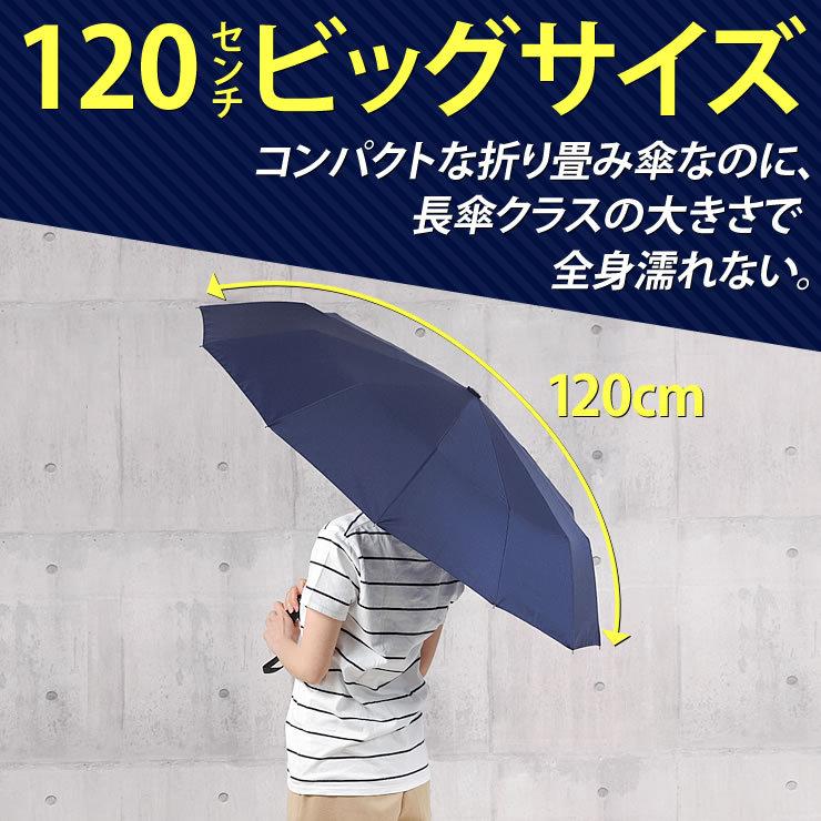 折りたたみ傘 メンズ レディース 12本骨 自動開閉 折りたたみ 傘 大きい 雨傘 折れない 風に強い 折り畳み傘 日傘 uvカット｜courage｜12