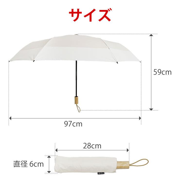 LAD WEATHER 日傘 折りたたみ 完全遮光 晴雨兼用 軽量 約100cmの