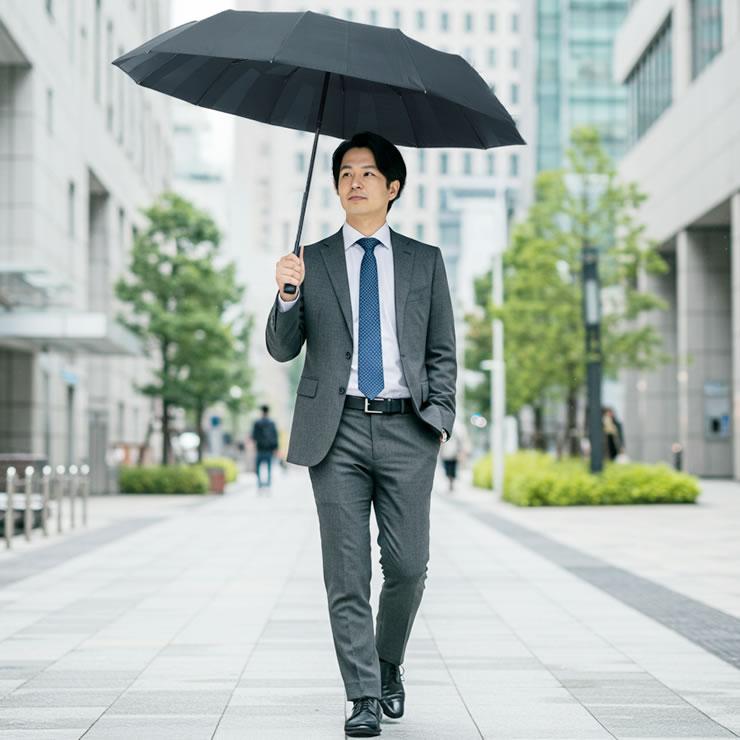 折りたたみ傘 メンズ レディース 形状記憶 ワンタッチ自動開閉 風に強い12本骨 雨傘 日傘 晴雨兼用折りたたみ傘 大きい 折り畳み傘 折畳 雨晴れ兼用 丈夫 軽量 | LAD WEATHER | 17