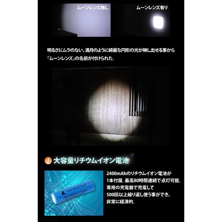 アウトレットSALE 40%オフ LEDライト 爆光 800ルーメン アウトドア 屋外 作業用 懐中電灯 充電式 小型 ハンディライト フラッシュライト |  | 04