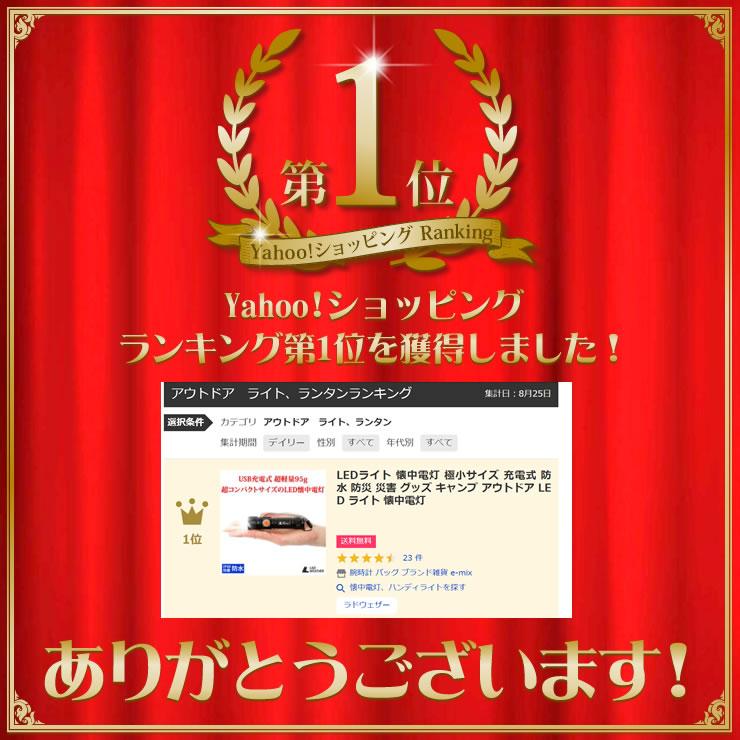 LEDライト 懐中電灯 極小サイズ 充電式 防水 防災 災害 グッズ キャンプ アウトドア LED ライト 懐中電灯 | LAD WEATHER | 02