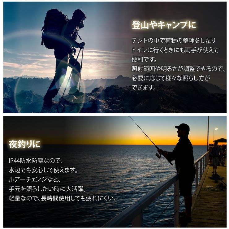 アウトレット 訳あり 決算処分 ヘッドライト アメリカのCREE社製チップ搭載 LEDヘッドライト 防水 LED ライト 防災 災害 キャンプ アウトドア ヘッドライト | LAD WEATHER | 15