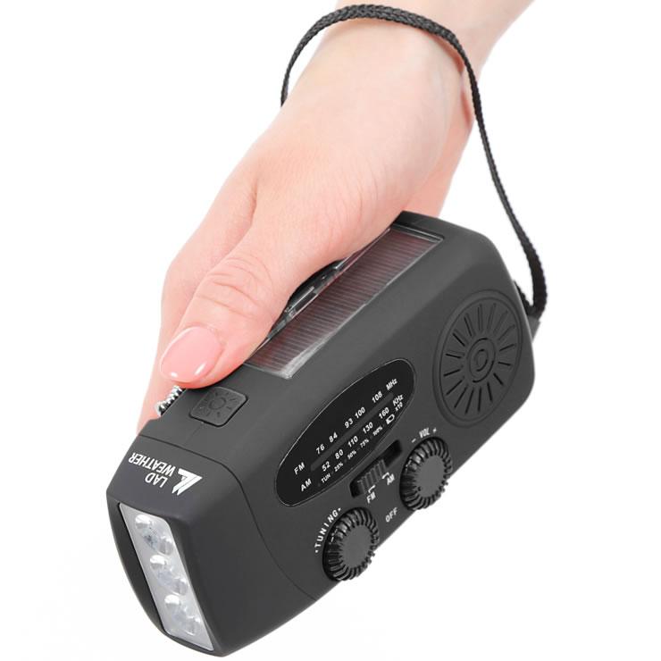 ラジオ 小型 防災グッズ 防災ラジオ 防災 懐中電灯 防水 AM/FM