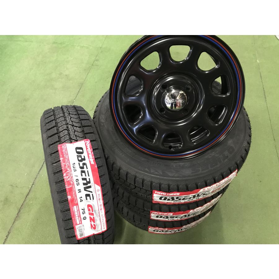 2017年製スタッドレスタイヤ155/65R14