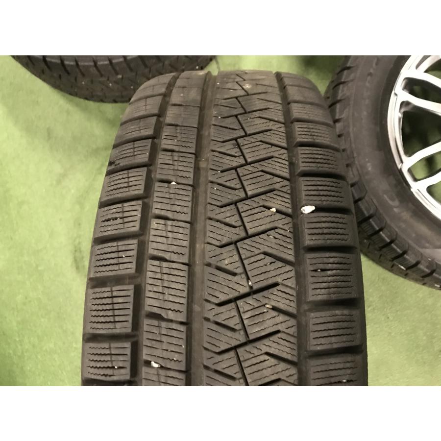 送料無料 スタッドレスセット ピレリ アイスアシンメトリコ 215/60R16 