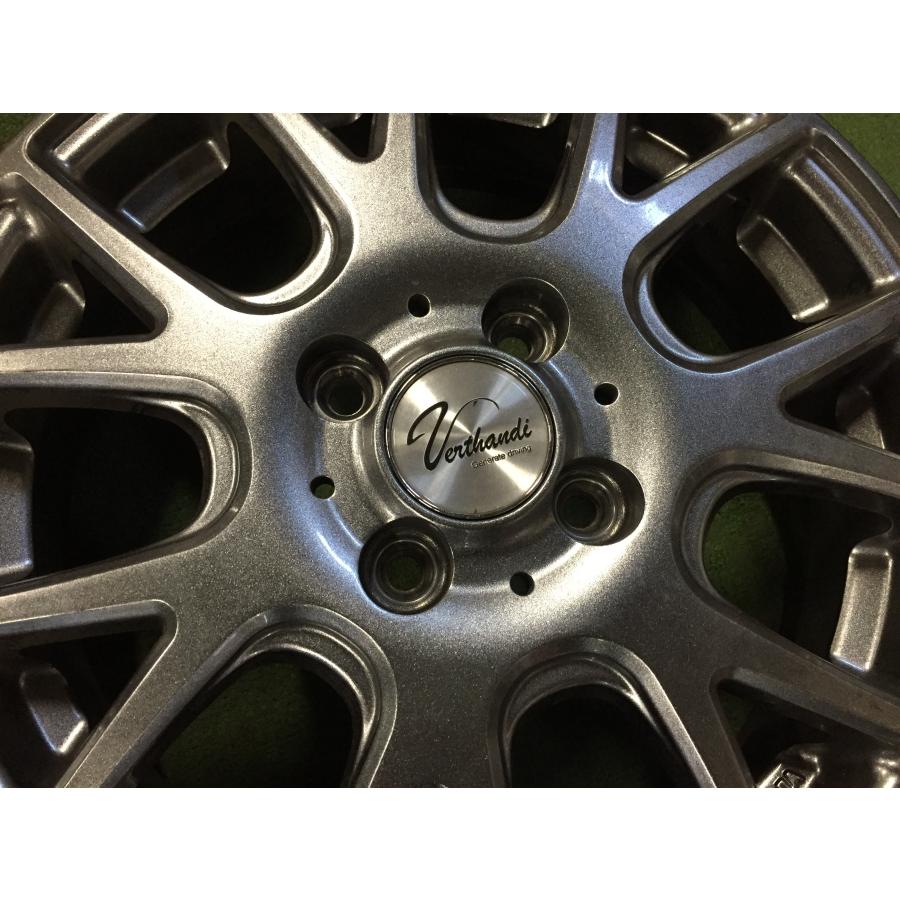 送料無料 VERTHANDI ヴェルザンディ 4H100 15×4.5J+45 スタッドレス用 