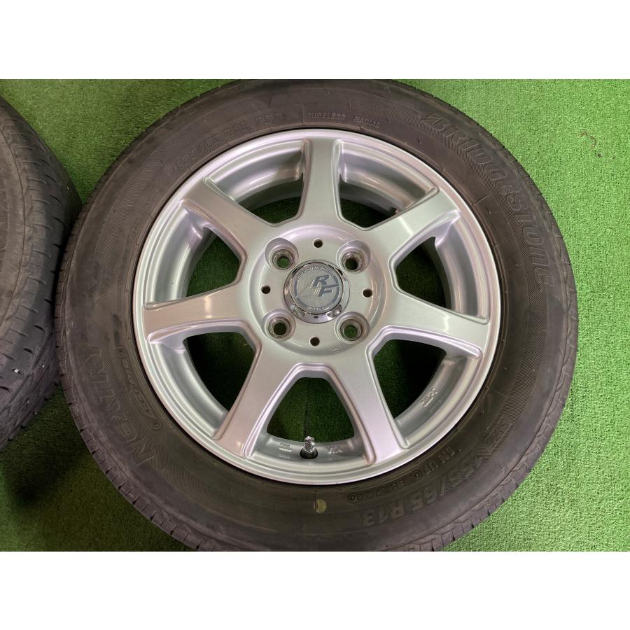 送料無料 ラジアルセット ブリヂストン ネクストリー 155/65R13 2020年 