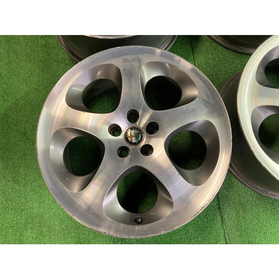 送料無料 中古ホイール アルファロメオ 147 純正 17インチ 4H98 7.0J