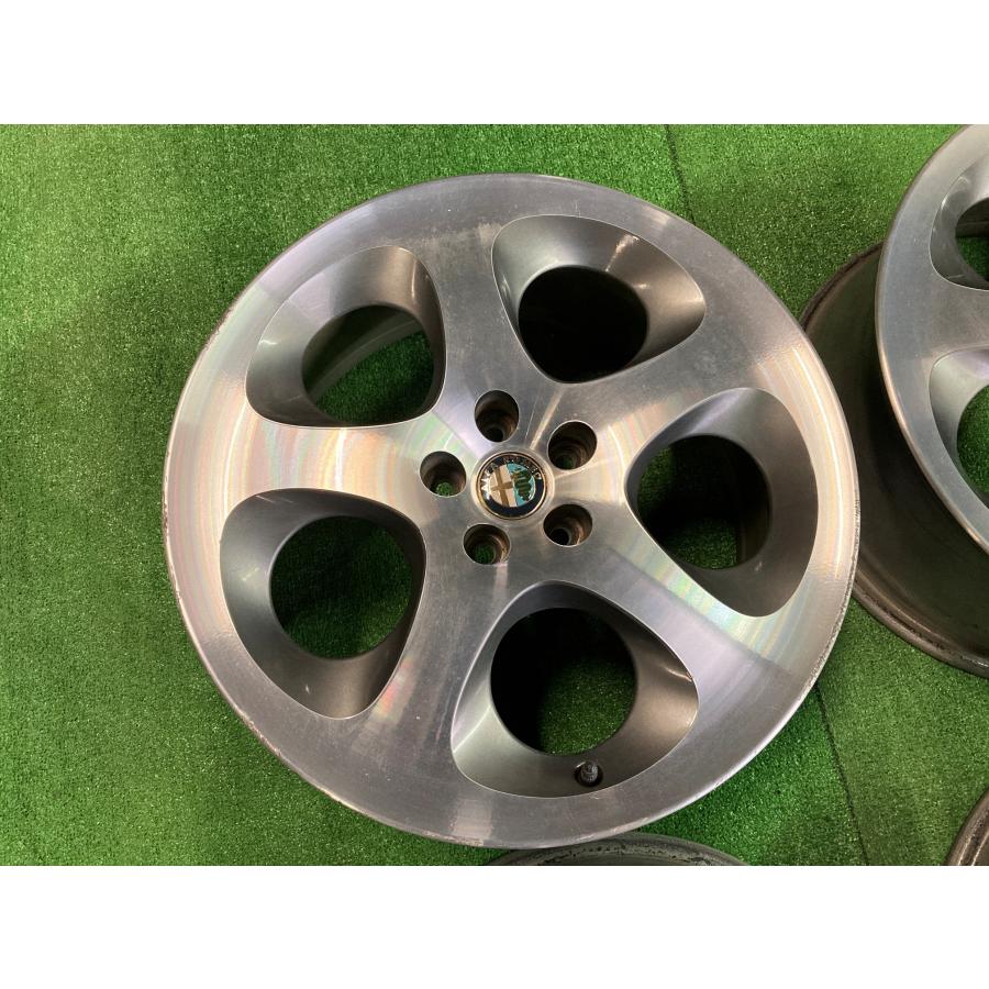 送料無料 中古ホイール アルファロメオ 147 純正 17インチ 4H98 7.0J