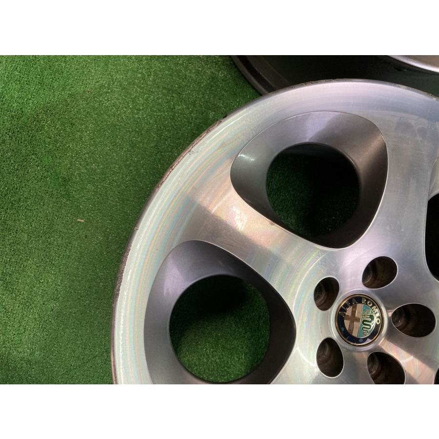 送料無料 中古ホイール アルファロメオ 147 純正 17インチ 4H98 7.0J