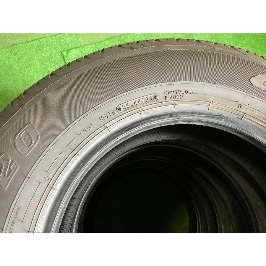 保管スペースを開ける為に値下げしました！ジムニー シエラ JB74WダンロップグラントレックAT20 195/80R15 2023年34週製造 4本 DUNLOP（ダンロップ） 【2023年製 新車外し バリ溝】ダンロップ グラン