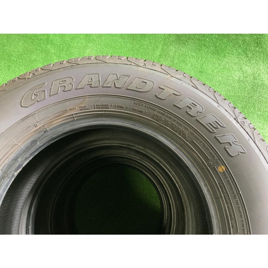 送料無料 中古タイヤ ダンロップ グラントレック AT20 195/80R15 2023