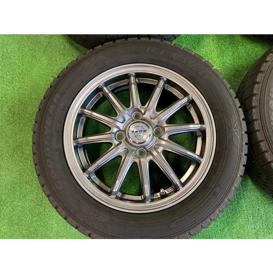 送料無料 スタッドレスセット グッドイヤー アイスナビ6 165/65R14 