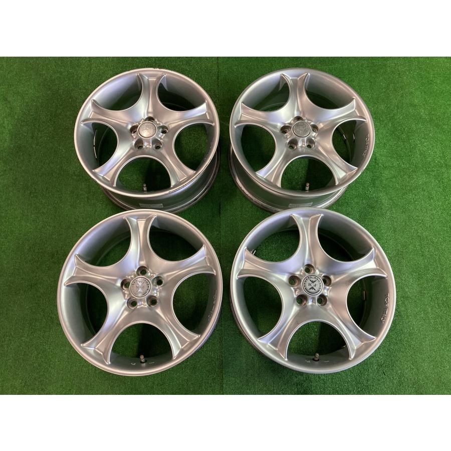 送料無料 中古ホイール スーパースター TGF MX 5H100 17インチ 7.0J ET