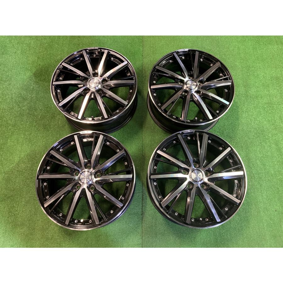 送料無料 中古ホイール 共豊 シュタイナー SF-V 17インチ 6.5J +53 
