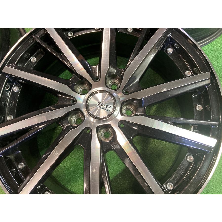 送料無料 中古ホイール 共豊 シュタイナー SF-V 17インチ 6.5J +53 