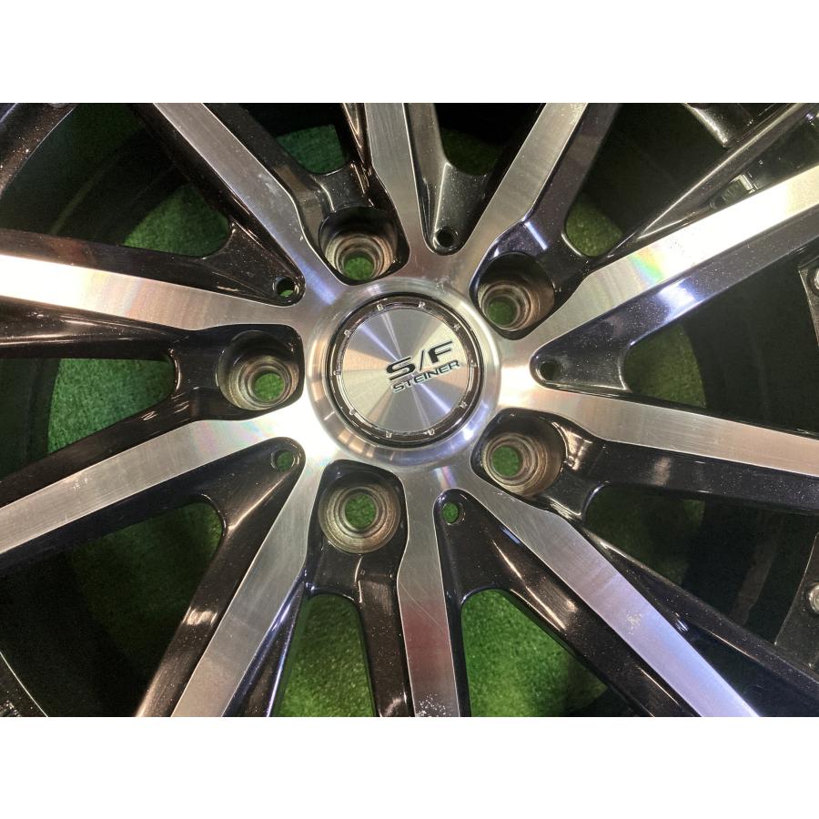送料無料 中古ホイール 共豊 シュタイナー SF-V 17インチ 6.5J +53 